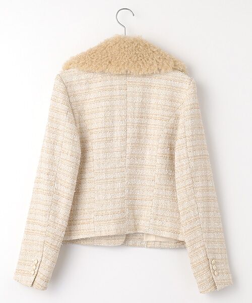 PINK HOUSE / ピンクハウス その他アウター | ファー使いファンシーツイードジャケット | 詳細2