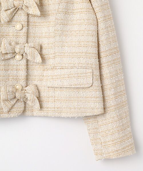 PINK HOUSE / ピンクハウス その他アウター | ファー使いファンシーツイードジャケット | 詳細4