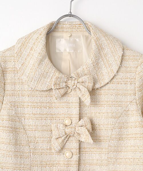 PINK HOUSE / ピンクハウス その他アウター | ファー使いファンシーツイードジャケット | 詳細7