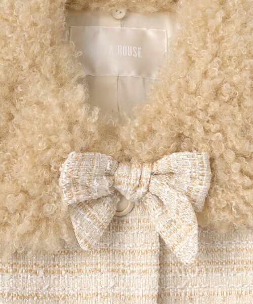 PINK HOUSE / ピンクハウス その他アウター | ファー使いファンシーツイードジャケット | 詳細8