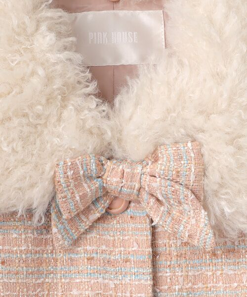 PINK HOUSE / ピンクハウス その他アウター | ファー使いファンシーツイードジャケット | 詳細9