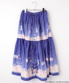PINK HOUSE / ピンクハウス ロング・マキシ丈スカート | Little Twin Stars×PINK HOUSE A Starry Night Wish柄スカート