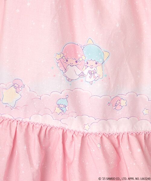 PINK HOUSE / ピンクハウス ロング・マキシ丈スカート | Little Twin Stars×PINK HOUSE A Starry Night Wish柄スカート | 詳細2