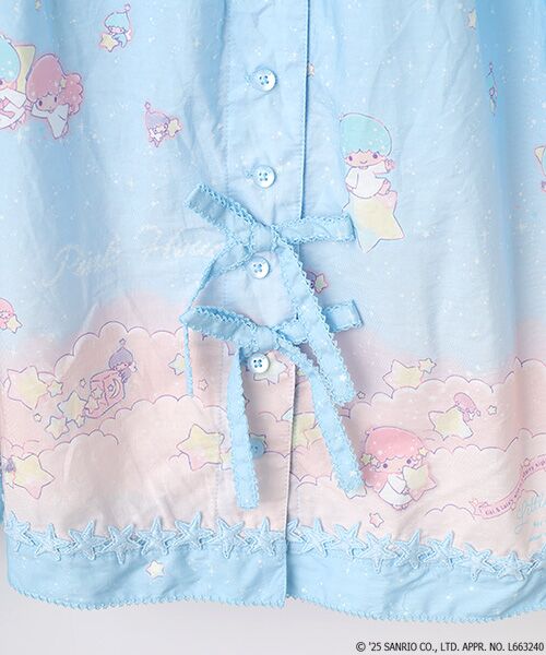 PINK HOUSE / ピンクハウス ロング・マキシ丈スカート | Little Twin Stars×PINK HOUSE A Starry Night Wish柄スカート | 詳細3