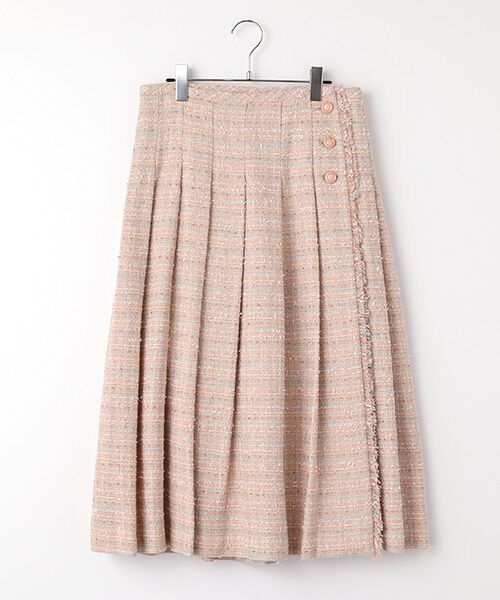 PINK HOUSE / ピンクハウス ロング・マキシ丈スカート | ファンシーツイードスカート | 詳細10