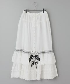 PINK HOUSE / ピンクハウス ロング・マキシ丈スカート | スモック刺繍スカート