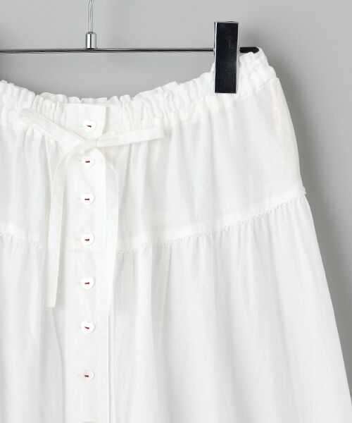 PINK HOUSE / ピンクハウス ロング・マキシ丈スカート | スモック刺繍スカート | 詳細3