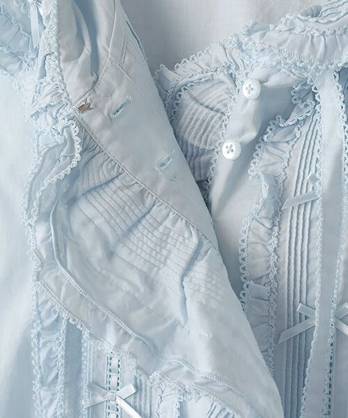 PINK HOUSE / ピンクハウス ベスト | 星形ワッペン付き配色フリルベスト | 詳細8