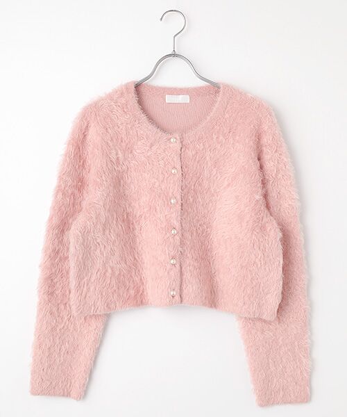 PINK HOUSE/ピンクハウス ふわふわニットカーディガン ピンク FREE PINK HOUSE/ピンクハウス ふわふわニットカーディガン ピンク FREE