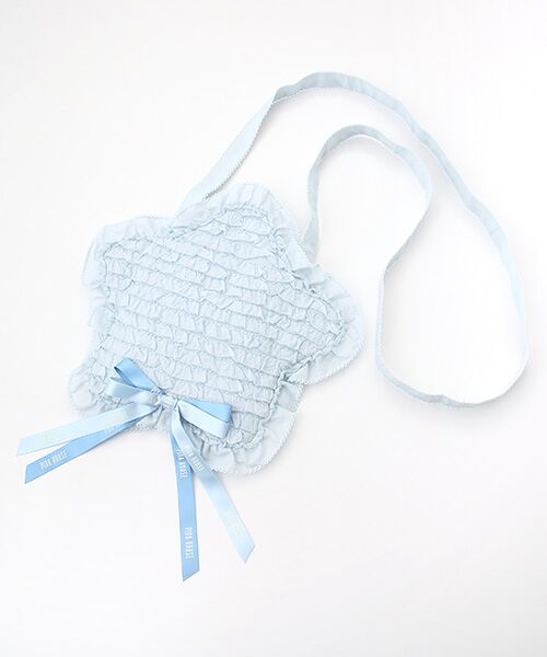 PINK HOUSE/ピンクハウス 星形フリルポシェット ソライロ FREE PINK HOUSE/ピンクハウス 星形フリルポシェット ソライロ FREE