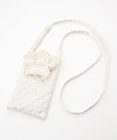 PINK HOUSE / ピンクハウス ショルダーバッグ | 星形ワッペン付きキルティングショルダーバッグ