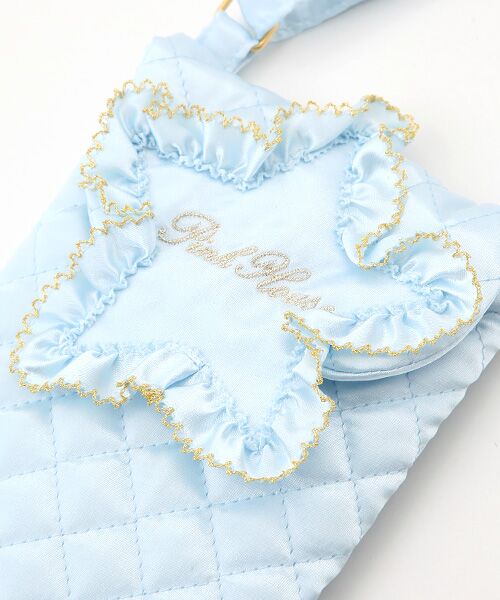 PINK HOUSE / ピンクハウス ショルダーバッグ | 星形ワッペン付きキルティングショルダーバッグ | 詳細4