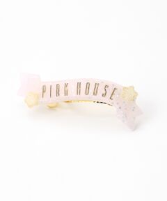 PINK HOUSE / ピンクハウス ヘアピン | 星形ロゴバレッタ