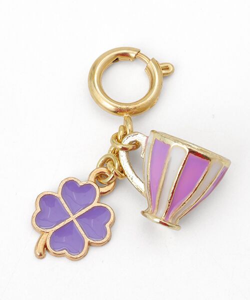 PINK HOUSE / ピンクハウス チャーム | PINK HOUSE×Momoclo×guriguri クローバー＆ティーカップシューズチャーム | 詳細5