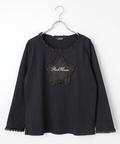 PINK HOUSE / ピンクハウス カットソー | 星形ワッペン付きカットソー