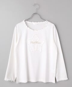 PINK HOUSE / ピンクハウス カットソー | 星形ワッペン付きカットソー