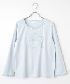 PINK HOUSE / ピンクハウス カットソー | 星形ワッペン付きカットソー