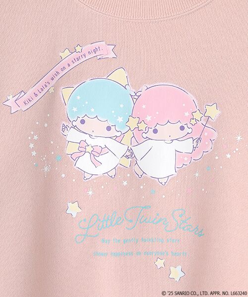 PINK HOUSE / ピンクハウス スウェット | Little Twin Stars×PINK HOUSE プリントトレーナー | 詳細5