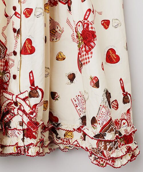 PINK HOUSE / ピンクハウス ロング・マキシ丈ワンピース | スウィートメモリーズプリントミディワンピース | 詳細5