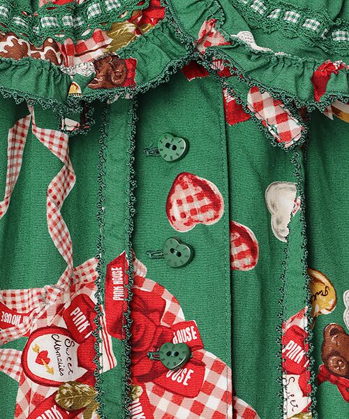 PINK HOUSE / ピンクハウス ロング・マキシ丈ワンピース | スウィートメモリーズプリントミディワンピース | 詳細9