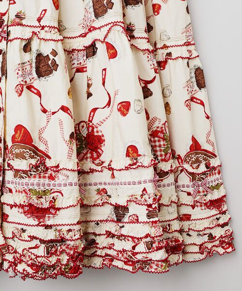 PINK HOUSE / ピンクハウス ロング・マキシ丈ワンピース | スウィートメモリーズプリントワンピース | 詳細5