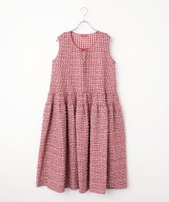 PINK HOUSE / ピンクハウス ロング・マキシ丈ワンピース | ギンガムチェックフリルワンピース