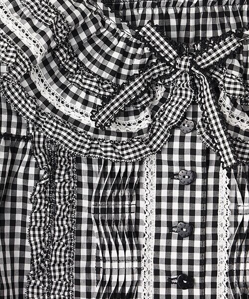 PINK HOUSE / ピンクハウス シャツ・ブラウス | ギンガムチェック襟付きブラウス | 詳細1