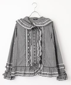 PINK HOUSE / ピンクハウス シャツ・ブラウス | ギンガムチェックオーバーブラウス