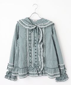 PINK HOUSE / ピンクハウス シャツ・ブラウス | ギンガムチェックオーバーブラウス