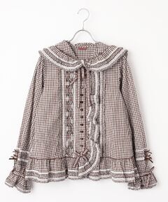 PINK HOUSE / ピンクハウス シャツ・ブラウス | ギンガムチェックオーバーブラウス