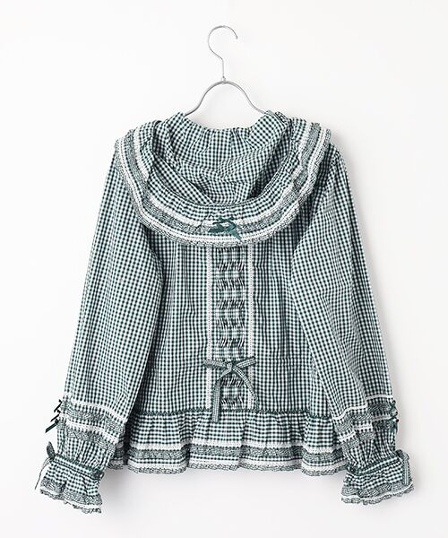 PINK HOUSE / ピンクハウス シャツ・ブラウス | ギンガムチェックオーバーブラウス | 詳細3