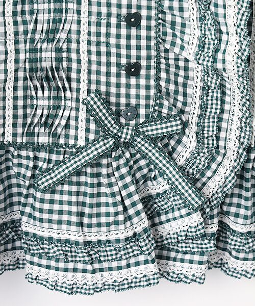 PINK HOUSE / ピンクハウス シャツ・ブラウス | ギンガムチェックオーバーブラウス | 詳細7