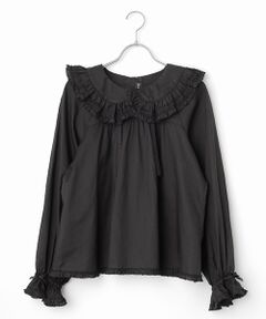 PINK HOUSE / ピンクハウス シャツ・ブラウス | フリル襟タイ付きローンブラウス