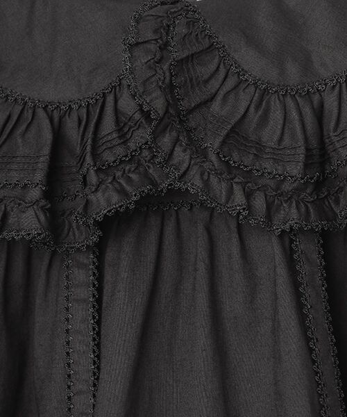 PINK HOUSE / ピンクハウス シャツ・ブラウス | フリル襟タイ付きローンブラウス | 詳細1