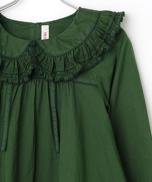 PINK HOUSE / ピンクハウス シャツ・ブラウス | フリル襟タイ付きローンブラウス | 詳細4