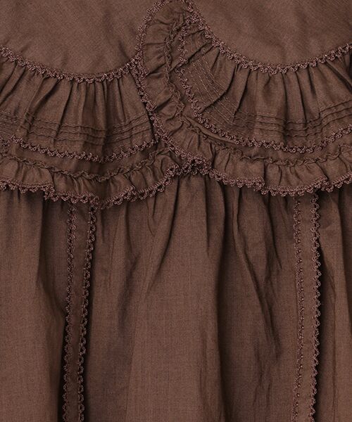 PINK HOUSE / ピンクハウス シャツ・ブラウス | フリル襟タイ付きローンブラウス | 詳細8