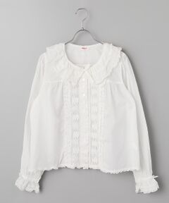 PINK HOUSE / ピンクハウス シャツ・ブラウス | フリル襟付きローンブラウス