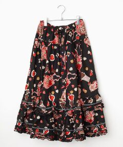 PINK HOUSE / ピンクハウス ロング・マキシ丈スカート | スウィートメモリーズプリントミディスカート