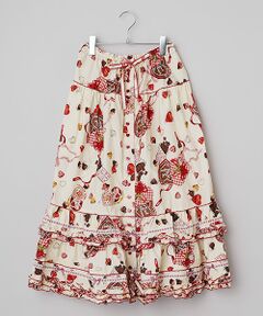 PINK HOUSE / ピンクハウス ロング・マキシ丈スカート | スウィートメモリーズプリントミディスカート