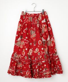 PINK HOUSE / ピンクハウス ロング・マキシ丈スカート | スウィートメモリーズプリントミディスカート