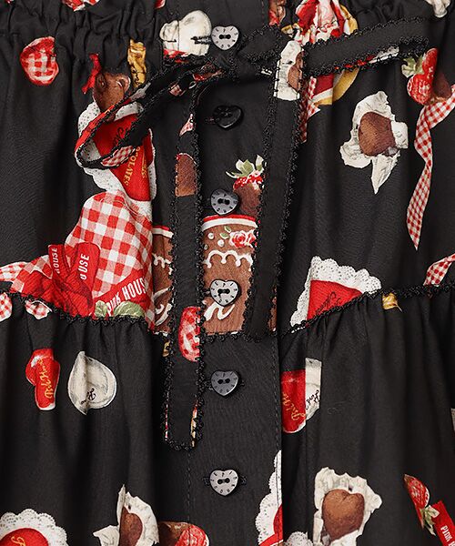 PINK HOUSE / ピンクハウス ロング・マキシ丈スカート | スウィートメモリーズプリントミディスカート | 詳細1