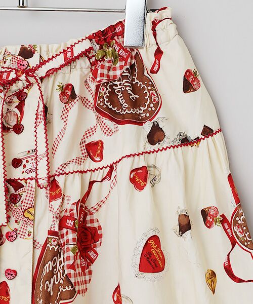 PINK HOUSE / ピンクハウス ロング・マキシ丈スカート | スウィートメモリーズプリントミディスカート | 詳細3