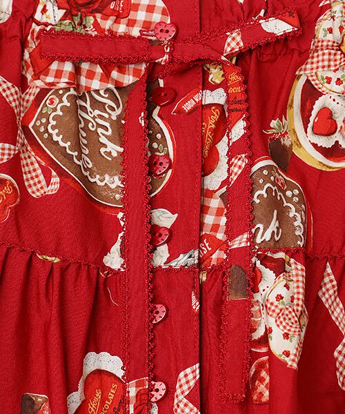 PINK HOUSE / ピンクハウス ロング・マキシ丈スカート | スウィートメモリーズプリントミディスカート | 詳細7