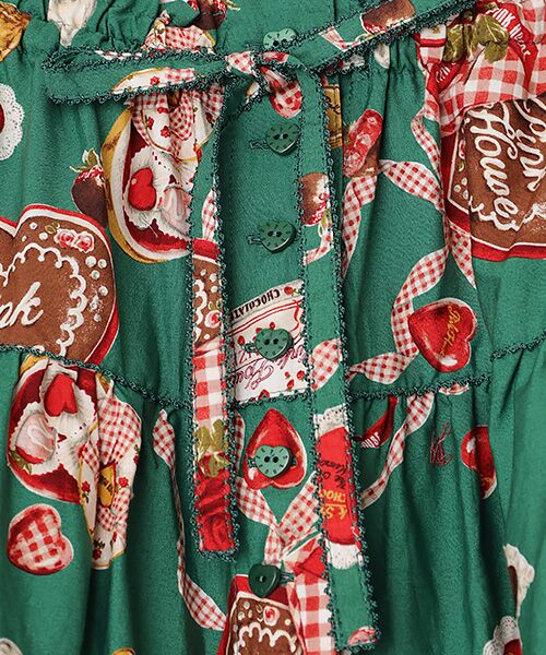 PINK HOUSE / ピンクハウス ロング・マキシ丈スカート | スウィートメモリーズプリントミディスカート | 詳細8