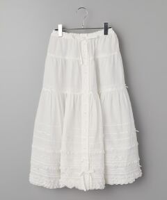 PINK HOUSE / ピンクハウス ロング・マキシ丈スカート | ローンティアードミディスカート