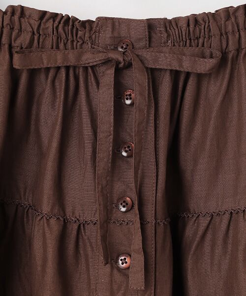 PINK HOUSE / ピンクハウス ロング・マキシ丈スカート | ローンティアードミディスカート | 詳細8