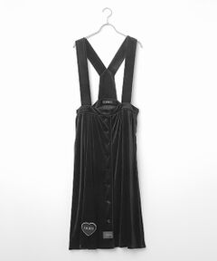 PINK HOUSE / ピンクハウス ロング・マキシ丈スカート | ベロア吊りスカート