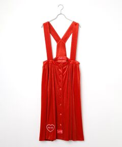 PINK HOUSE / ピンクハウス ロング・マキシ丈スカート | ベロア吊りスカート