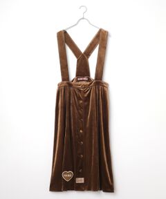 PINK HOUSE / ピンクハウス ロング・マキシ丈スカート | ベロア吊りスカート