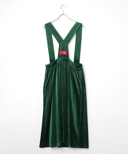 PINK HOUSE / ピンクハウス ロング・マキシ丈スカート | ベロア吊りスカート | 詳細3